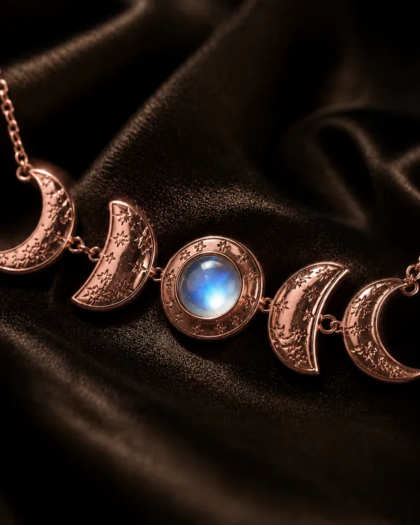 Rose_Gold_925_Sterling_Silver_Lunar_Phases_Moonstone_Necklace_For_Women
