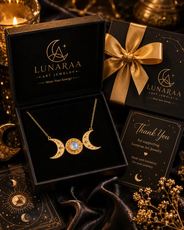 Gold_Brass_Triple_Moon_Moonstone_Necklace_For_Women
