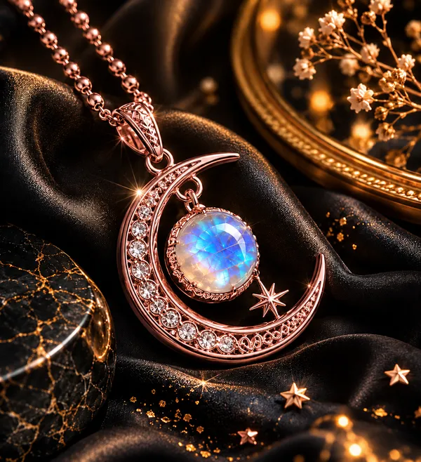 Rose_Gold_925_Sterling_Silver_Lunar_Crescent_Moonstone_Necklace_For_Women