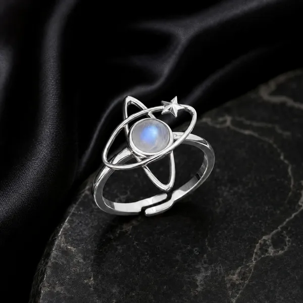 Silver_Brass_Saturn_Orbit_Moonstone_Ring_For_Women