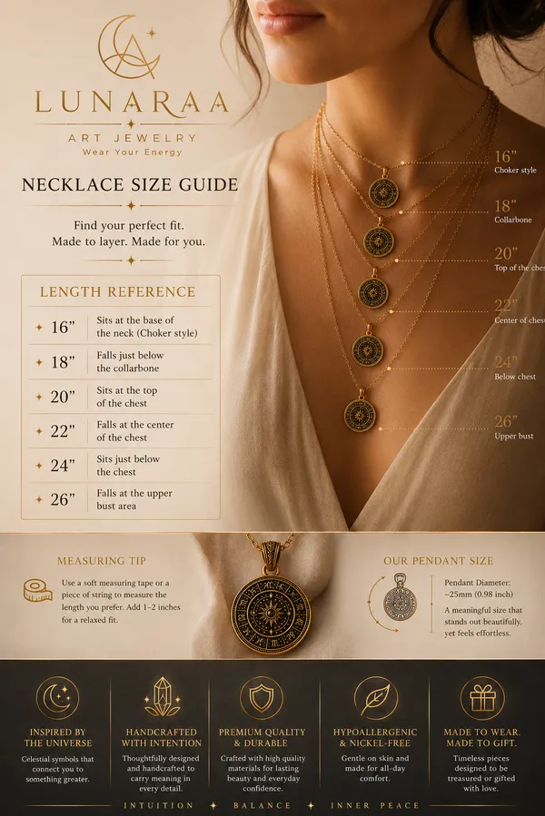 Gold_Brass_Zodiac_Wheel_Sun_Necklace_For_Women