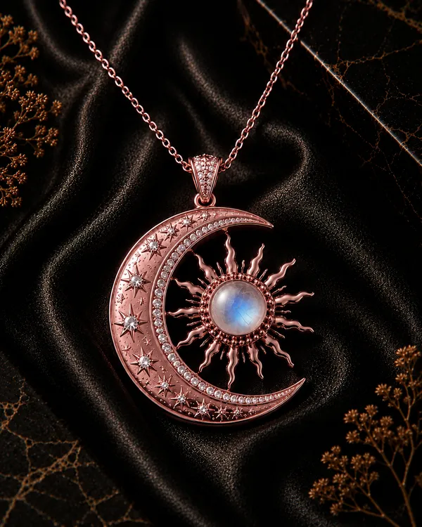 Rose_Gold_925_Sterling_Silver_Celestial_Balance_Moonstone_Necklace_For_Women