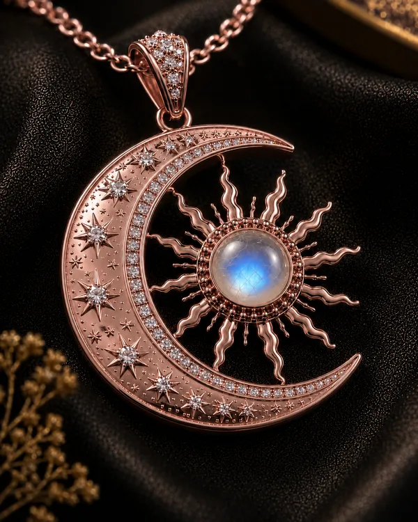 Rose_Gold_925_Sterling_Silver_Celestial_Balance_Moonstone_Necklace_For_Women