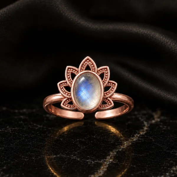 Rose_Gold_925_Sterling_Silver_Lotus_Halo_Moonstone_Ring_For_Women
