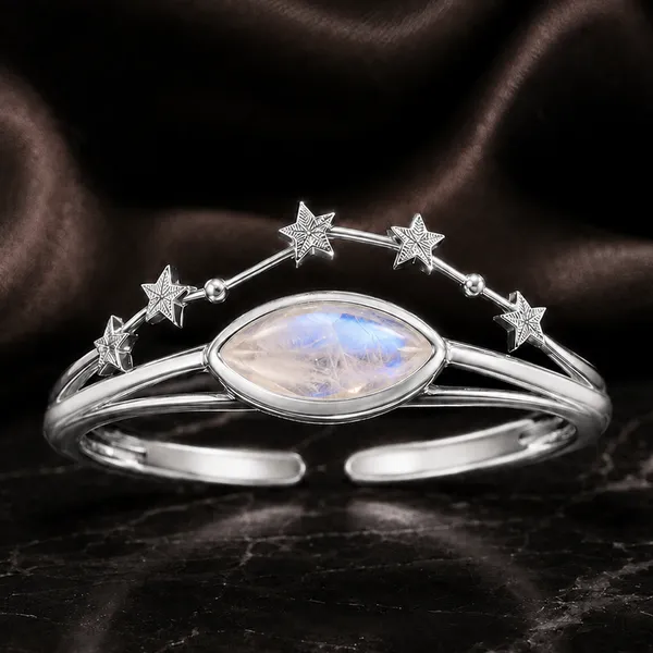 Silver_Brass_Constellation_Crown_Moonstone_Ring_For_Women