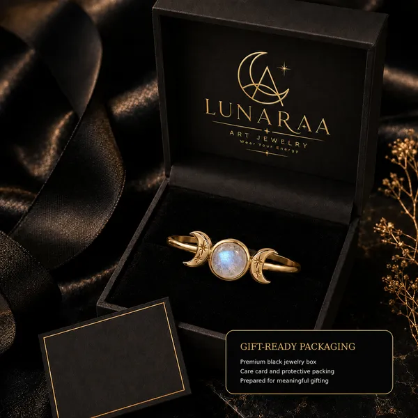 Gold_Sterling_Silver_Triple_Moon_Moonstone_Ring_For_Women