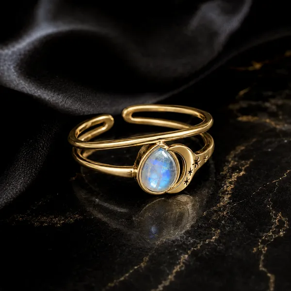 Gold_925_Sterling_Silver_Lunar_Eclipse_Double_Band_Ring_For_Women