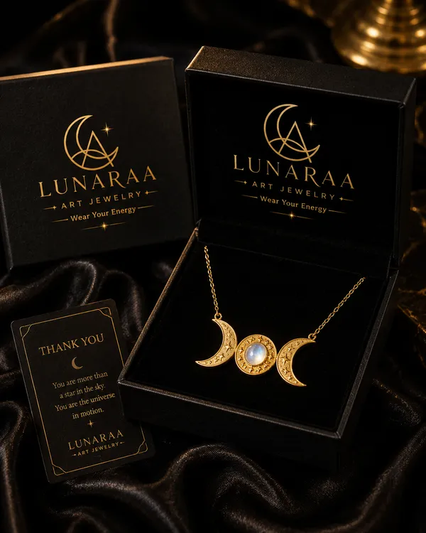 Gold_Brass_Triple_Moon_Moonstone_Necklace_For_Women