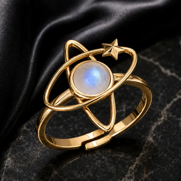 Gold_Brass_Saturn_Orbit_Moonstone_Ring_For_Women