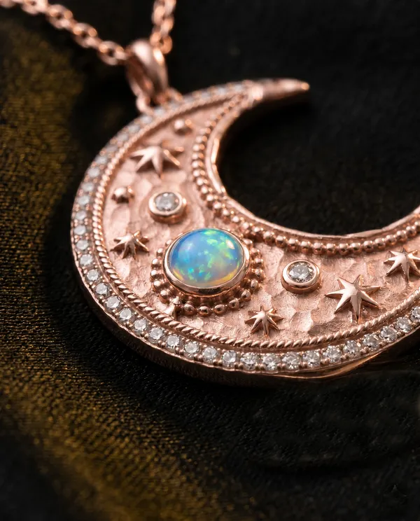 Rose_Gold_Brass_Celestial_Crescent_Moonstone_Necklace_For_Women