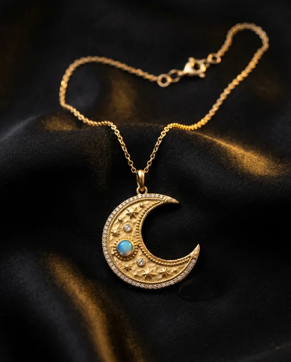 Gold_Brass_Celestial_Crescent_Moonstone_Necklace_For_Women