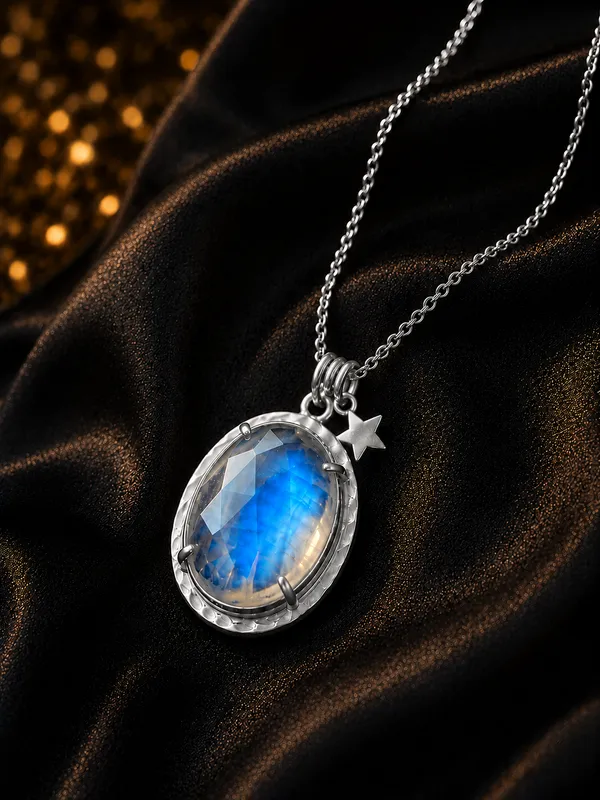 Silver_925_Sterling_Silver_Oval_Moonstone_Star_Charm_Necklace_For_Women
