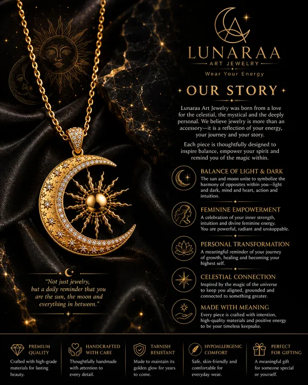 Gold_Brass_Celestial_Sun_Disc_Necklace_For_Women