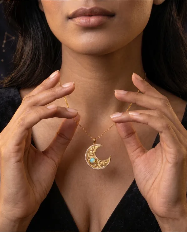 Gold_Brass_Celestial_Crescent_Moonstone_Necklace_For_Women