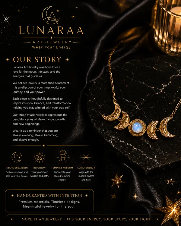 Gold_Brass_Lunar_Phases_Moonstone_Necklace_For_Women