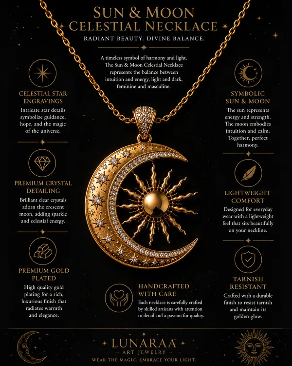 Gold_Brass_Celestial_Sun_Disc_Necklace_For_Women