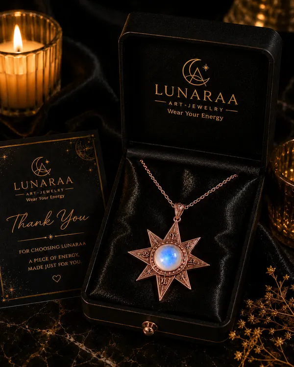 Rose_Gold_925_Sterling_Silver_North_Star_Moonstone_Necklace_For_Women