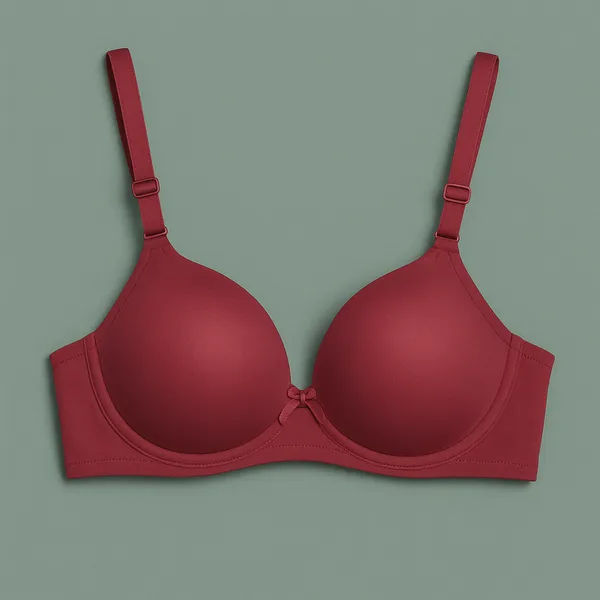 Maroon_Padded_Bra_for_Women