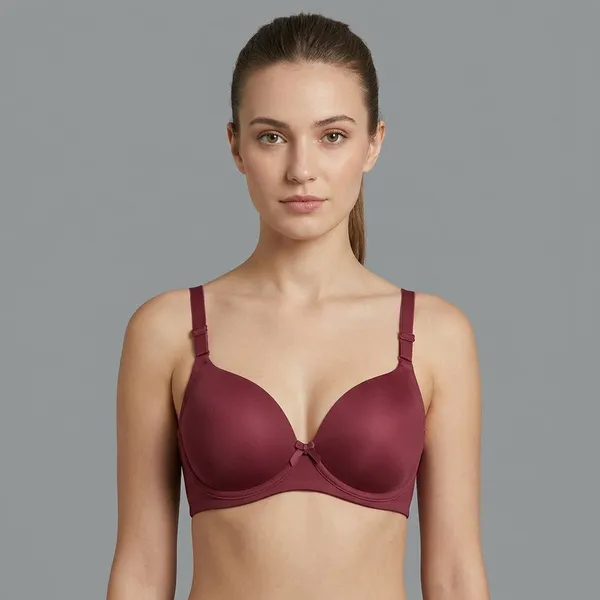 Maroon_Padded_Bra_For_Women