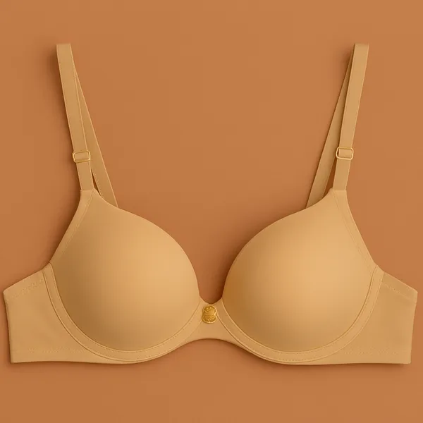 Beige_Molded_Padded_Bra_for_Women