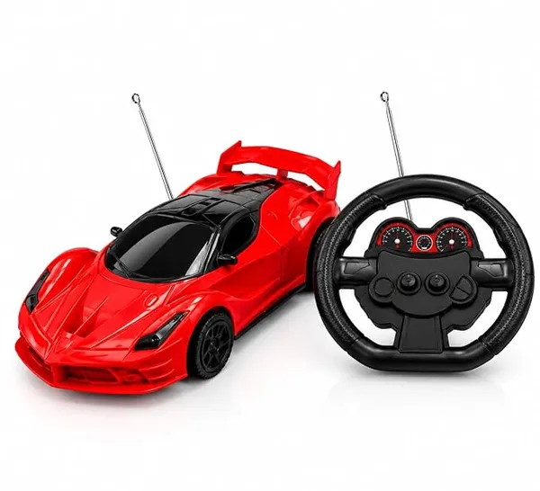 Remote_Control_Sports_Car_Toy_with_Steering_Wheel_RC,_Red_+_5_Free_Cells