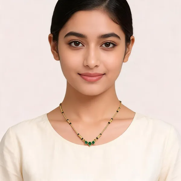 Black_Gold_Tone_Beaded_Mangalsutra_Pendant_Necklace_For_Women