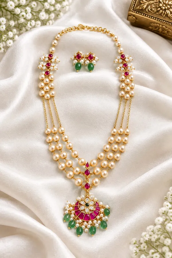 Beautifull_Swaroski_Pearls_Haram_with_Jadau_locket