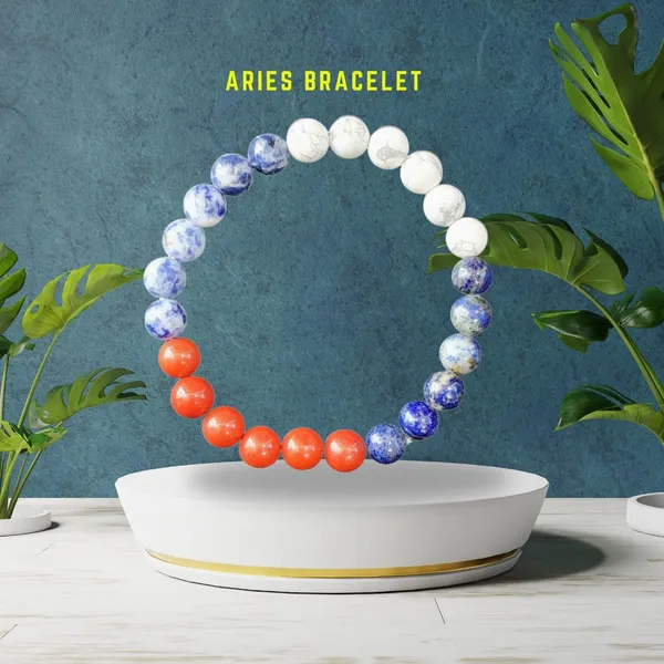 Blue_White_And_Orange_Beaded_Aries_Bracelet