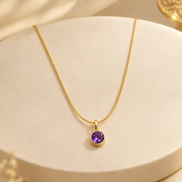 Purple_Beads_Pendant_For_Unisex