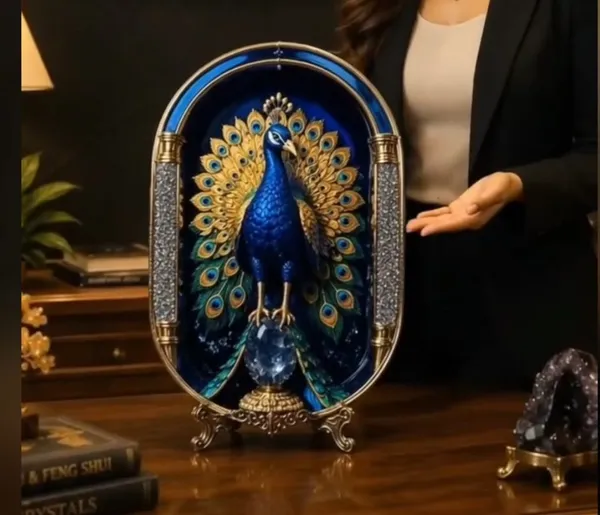 Blue_Peacock_Decorative_Showpiece_With_Stand