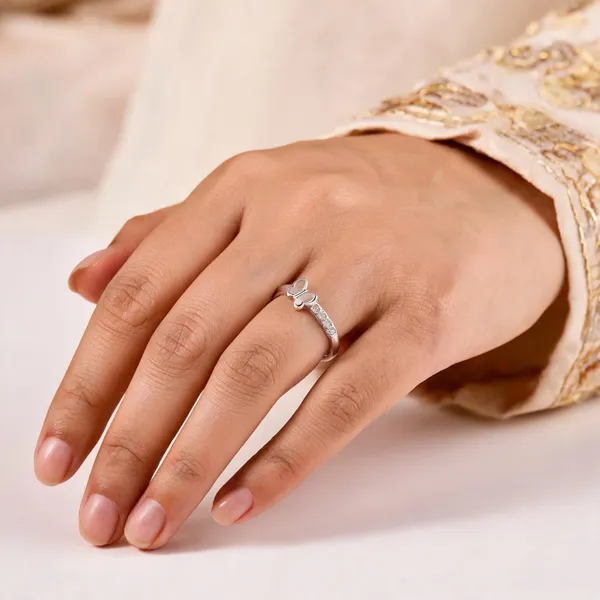 Silver_Tone_Butterfly_Design_Ring_For_Women