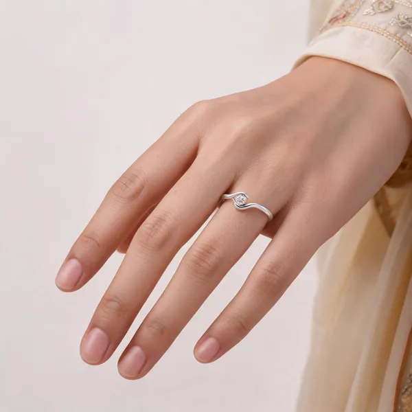 Silver_Tone_Wave_Solitaire_Stone_Ring_For_Women