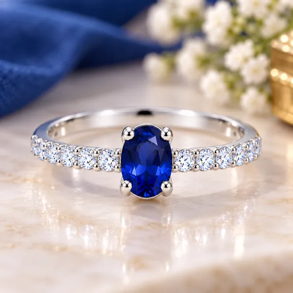 925_Silver_Blue_Stone_Elegant_Women’s_Ring_|_Stylish_Daily_Wear_Ring