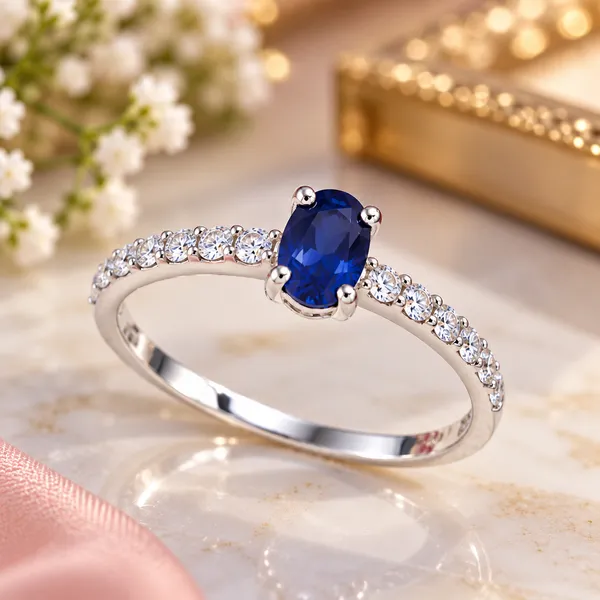 925_Silver_Blue_Stone_Elegant_Women’s_Ring_|_Stylish_Daily_Wear_Ring