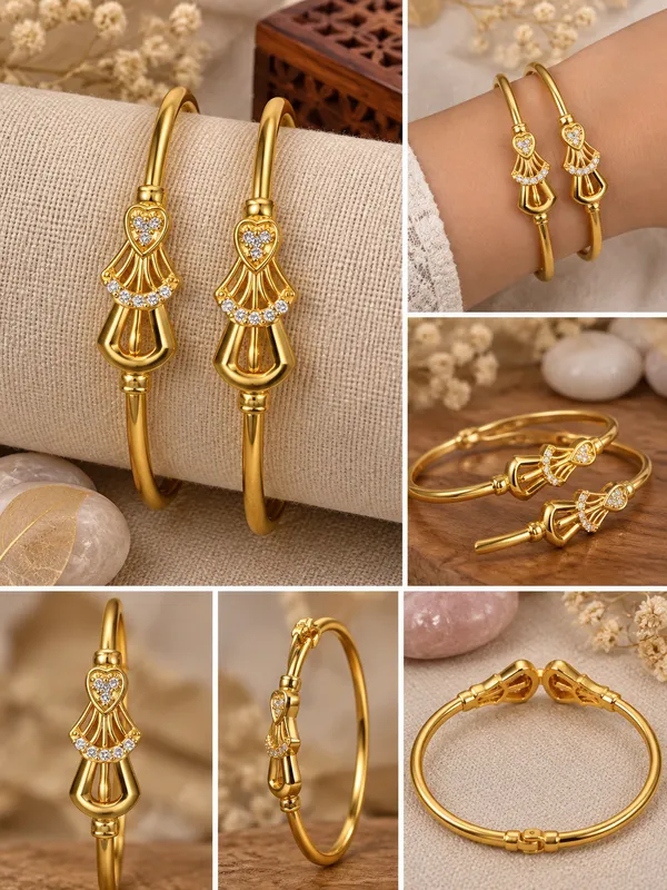 Elegant_Gold_Plated_Heart_Design_Kada_Bangle_for_Women