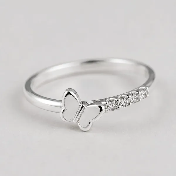 Silver_Tone_Butterfly_Design_Ring_For_Women