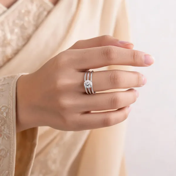 Silver_Tone_Adjustable_Multi-Band_Solitaire_Ring_For_Women