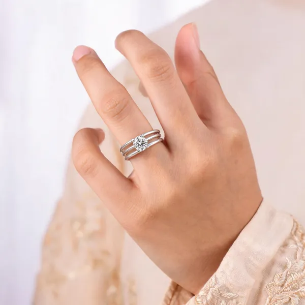 Silver_Tone_Adjustable_Multi-Band_Solitaire_Ring_For_Women