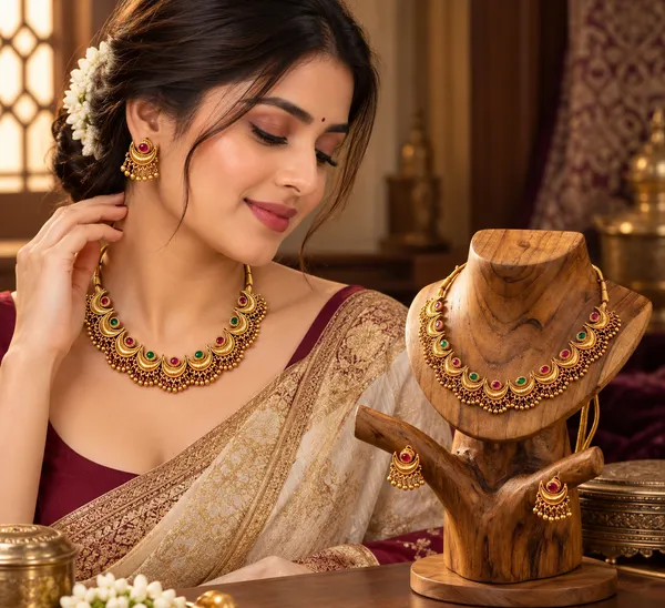 Traditional_Gold_Plated_Crescent_Necklace_Set_for_Women_|_Designer_Ethnic_Jewellery
