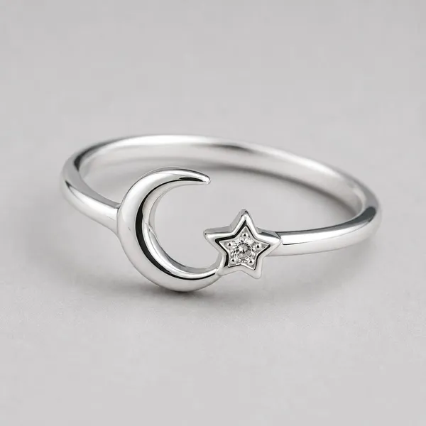 Silver_Tone_Crescent_Moon_Star_Ring_For_Women
