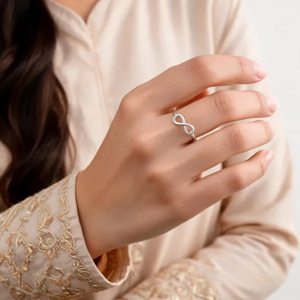 Silver_Tone_Infinity_Open_Band_Ring_For_Women