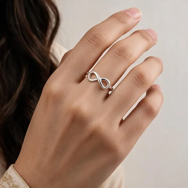Silver_Tone_Infinity_Open_Band_Ring_For_Women