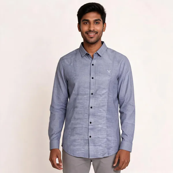 Grey_Linen_Regular_Fit_Textured_Shirt_For_Men