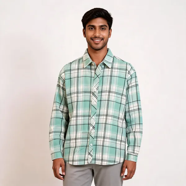 Green_Poly_Cotton_Regular_Fit_Plaid_Full_Sleeve_Shirt_For_Men
