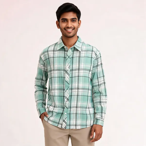 Green_Poly_Cotton_Regular_Fit_Plaid_Full_Sleeve_Shirt_For_Men