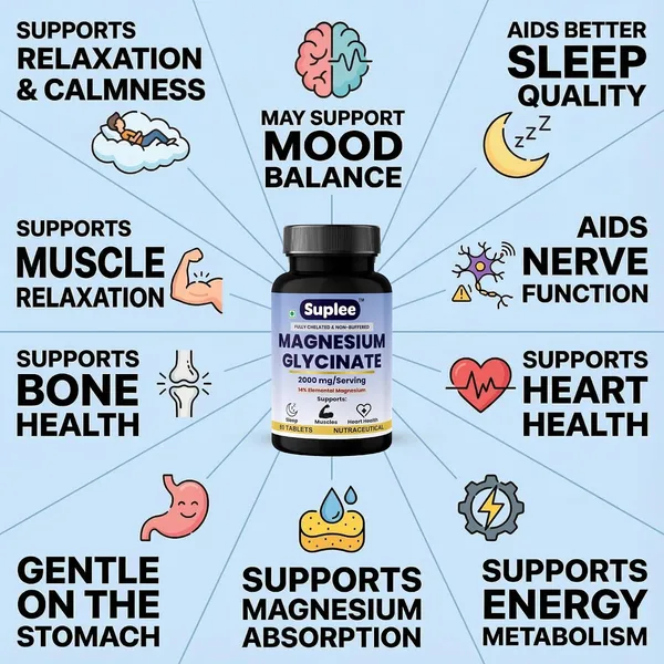 Suplee_Magnesium_Glycinate_2000mg_60_Vegetarian_Tablets