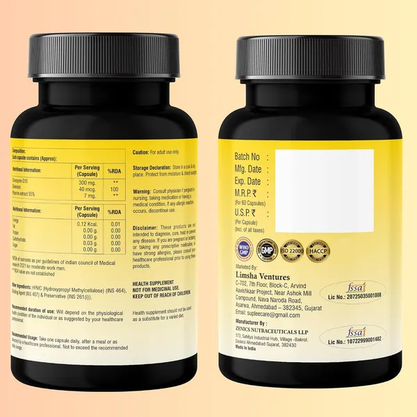 Suplee_Coq10_300mg_With_Selenium_40mcg_Piperine_7mg_Coenzyme_Q10_High_Absorption_Supplement_For_Heart_Health_Energy_Antioxidant_Support_60_Veg_Capsules