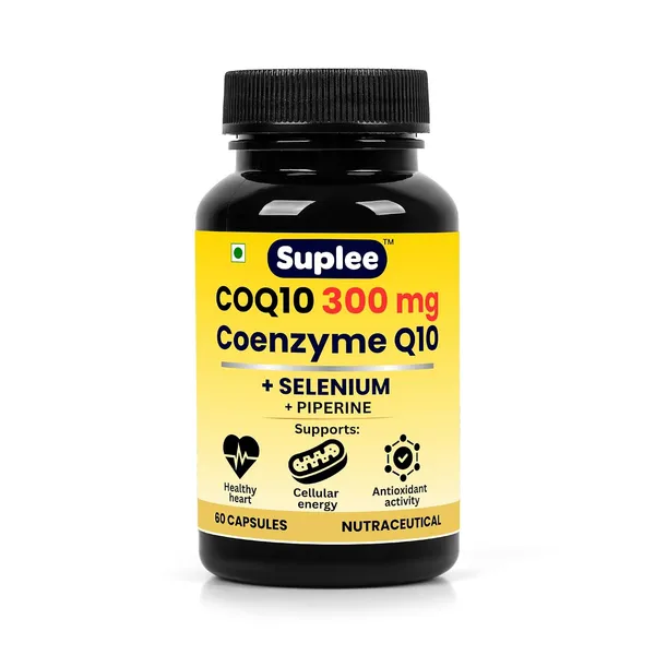 Suplee_Coq10_300mg_With_Selenium_40mcg_Piperine_7mg_Coenzyme_Q10_High_Absorption_Supplement_For_Heart_Health_Energy_Antioxidant_Support_60_Veg_Capsules