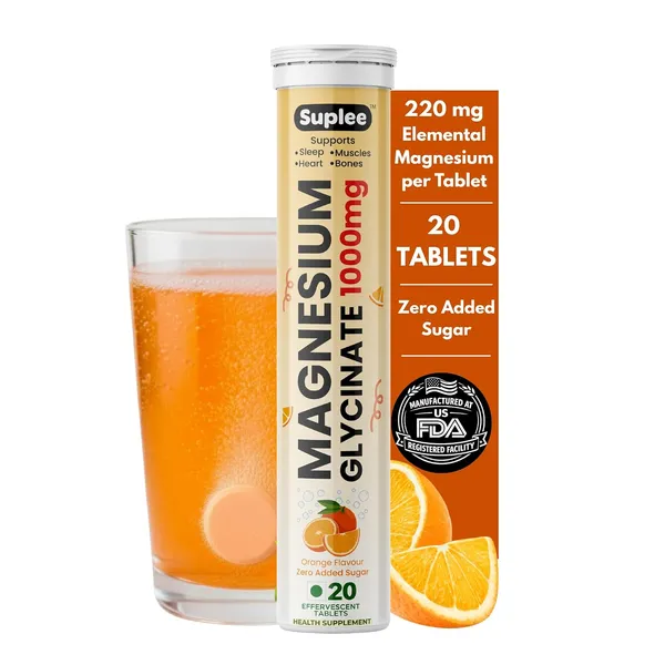 Suplee_Magnesium_Glycinate_Effervescent_Tablets_1000mg_Orange_20_Count_-_Pack_of_2