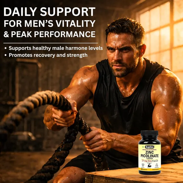Suplee_Zinc_Picolinate_With_Copper_Gluconate_High_Absorption_Zinc_Supplement_Immunity_Skin_Health_Muscle_Support_90_Veg_Capsules